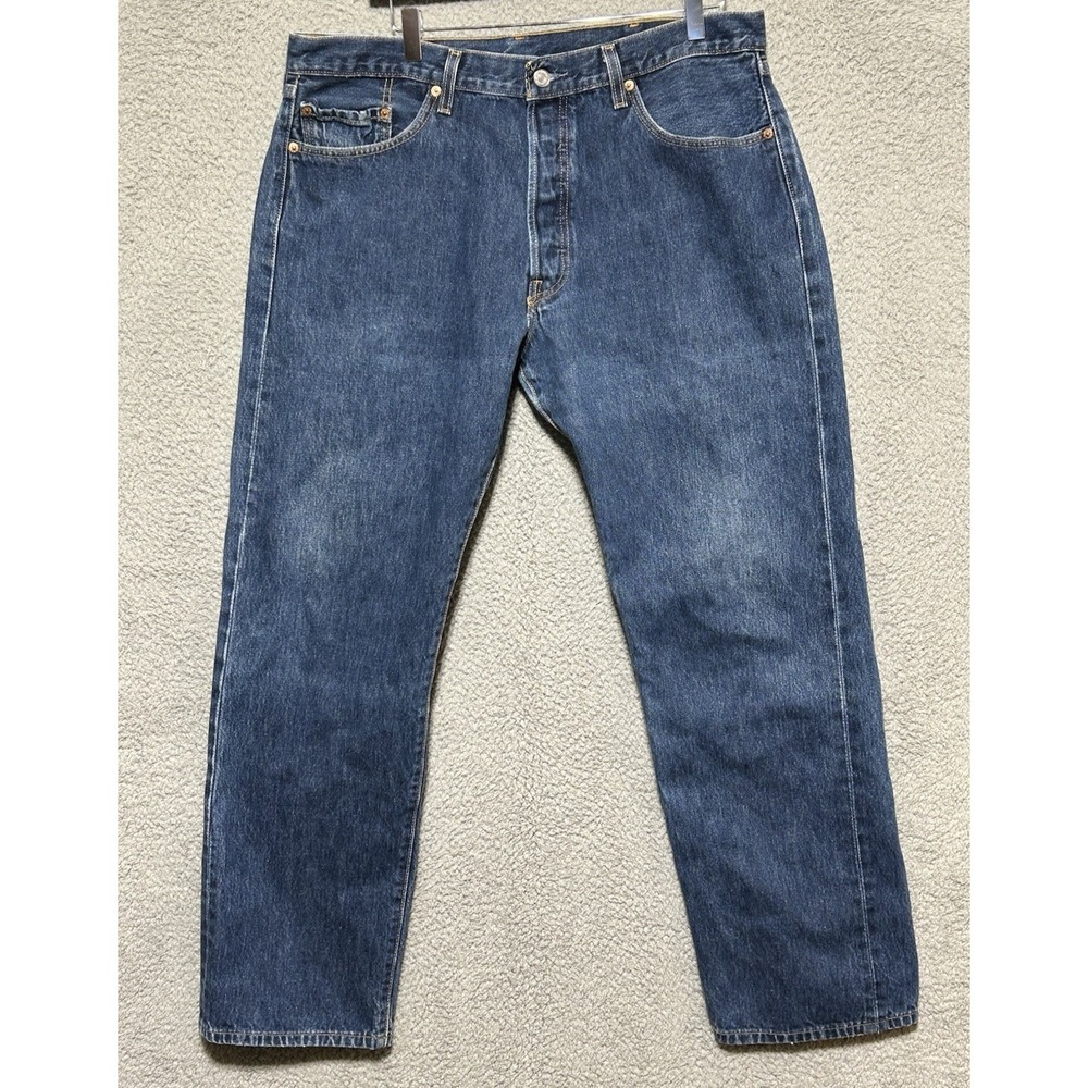 Vintage Levis 501xxJeans Mens 38x32 Straight Leg Denim Y2K 90s Dark Wash